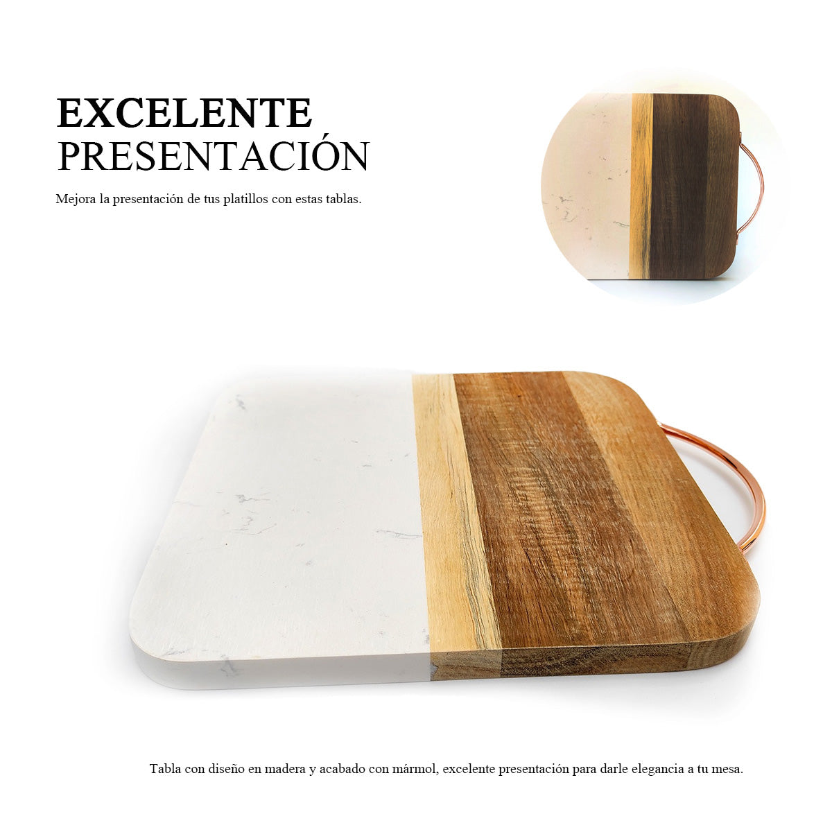 Tabla Rectangular de Mármol