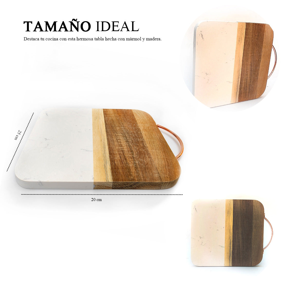 Tabla Rectangular de Mármol