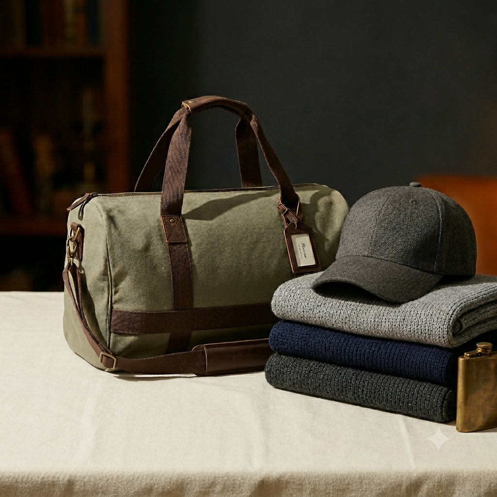 Set Aventura Voyager | Colección Weekender de Lona y Algodón