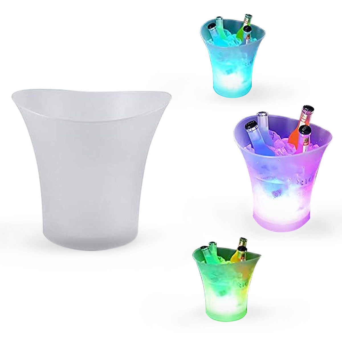Hielera con bocina y luz LED Bluetooth