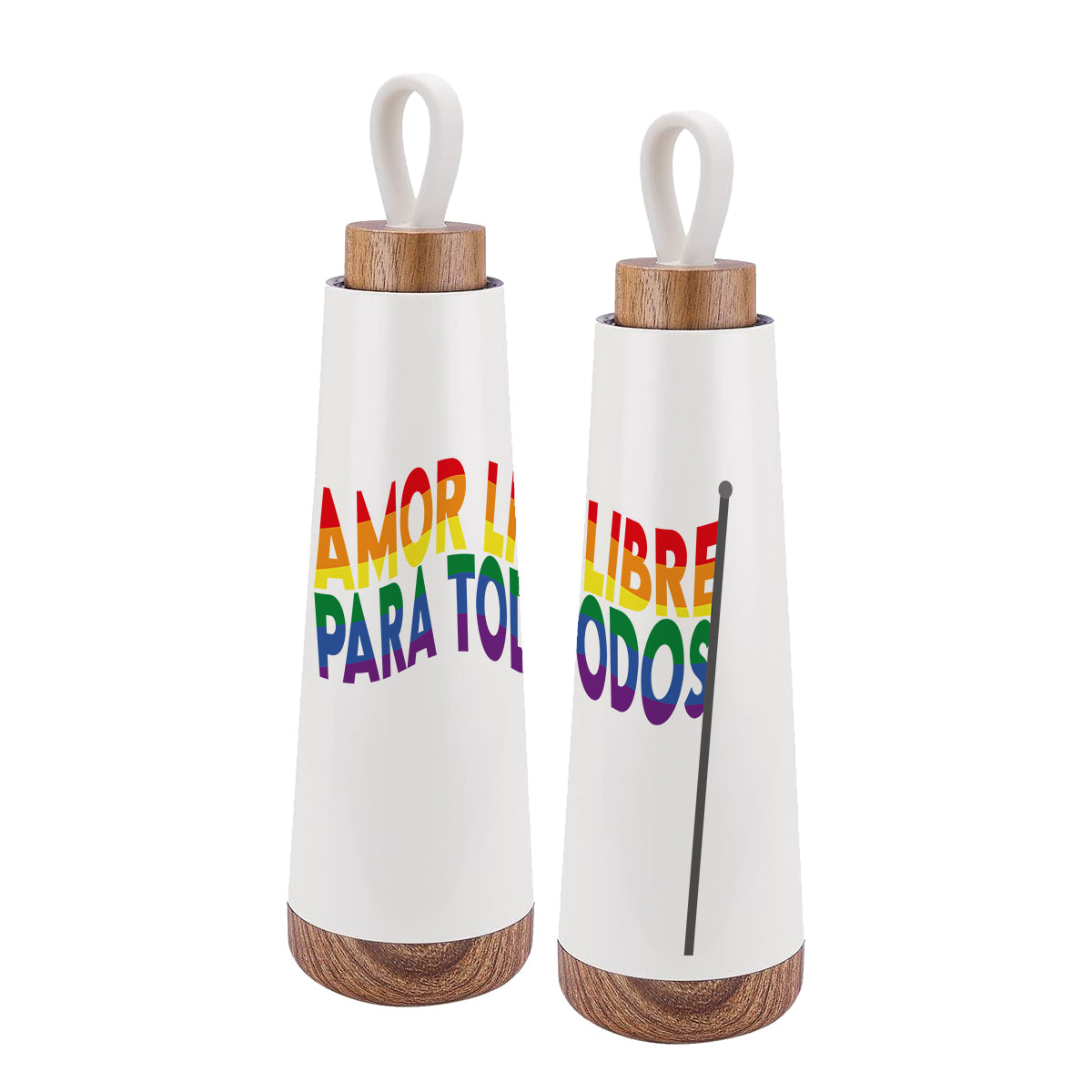 Kit de Termos Pride LGBT+ de Metal Inoxidable