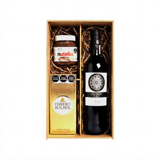 Canasta Corporativa con Vino y Complementos Exclusivos