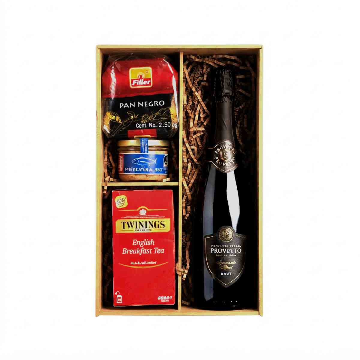 Canasta Con Vino provetto Espusomo Y Complementos Premium