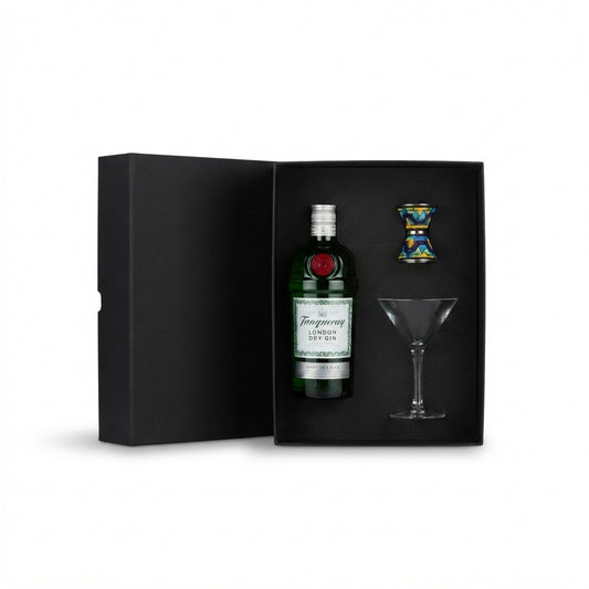 Kit Empresarial Gin Tanqueray con Arte Huichol: El Regalo Corporativo Más Exclusivo