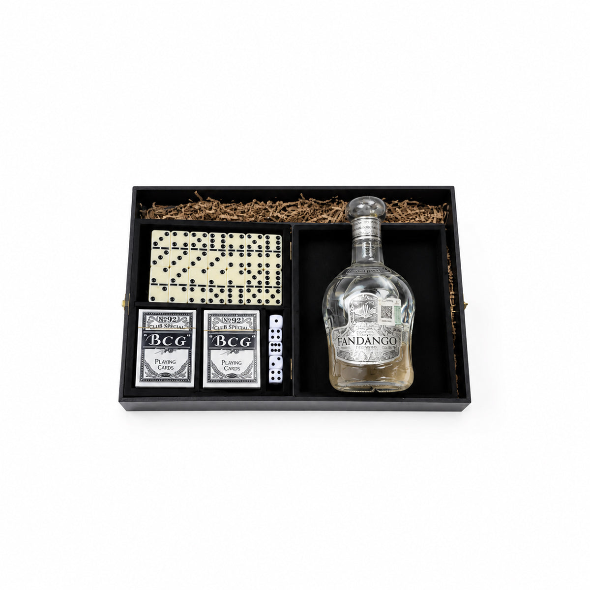 Regalo Empresarial de lujo Mezcal Fandango con Juegos Y Vasos Tequileros Premium