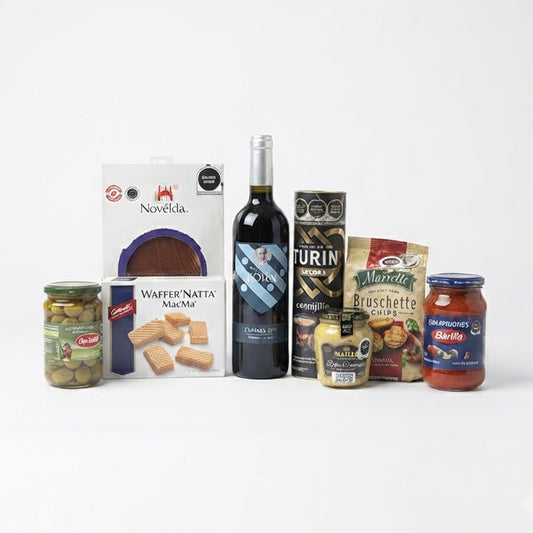 Arcón empresarial Vino, jamón serrano, turín, económicos