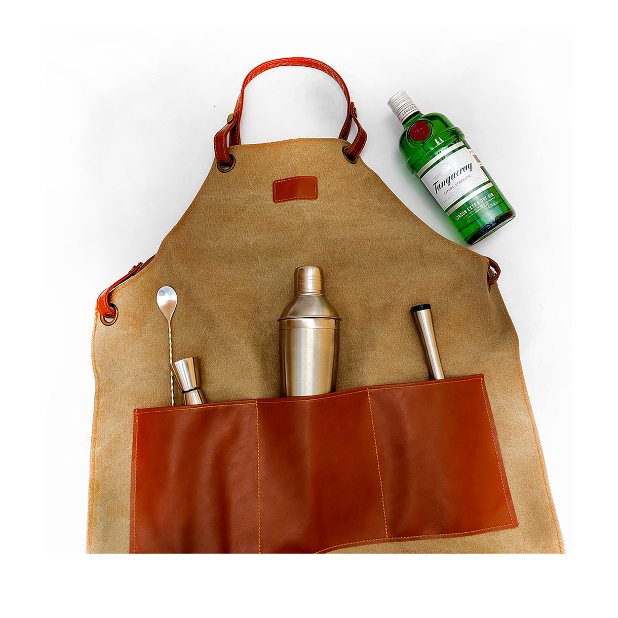 Kit Mandil De Coctelería Y Ginebra Tanqueray