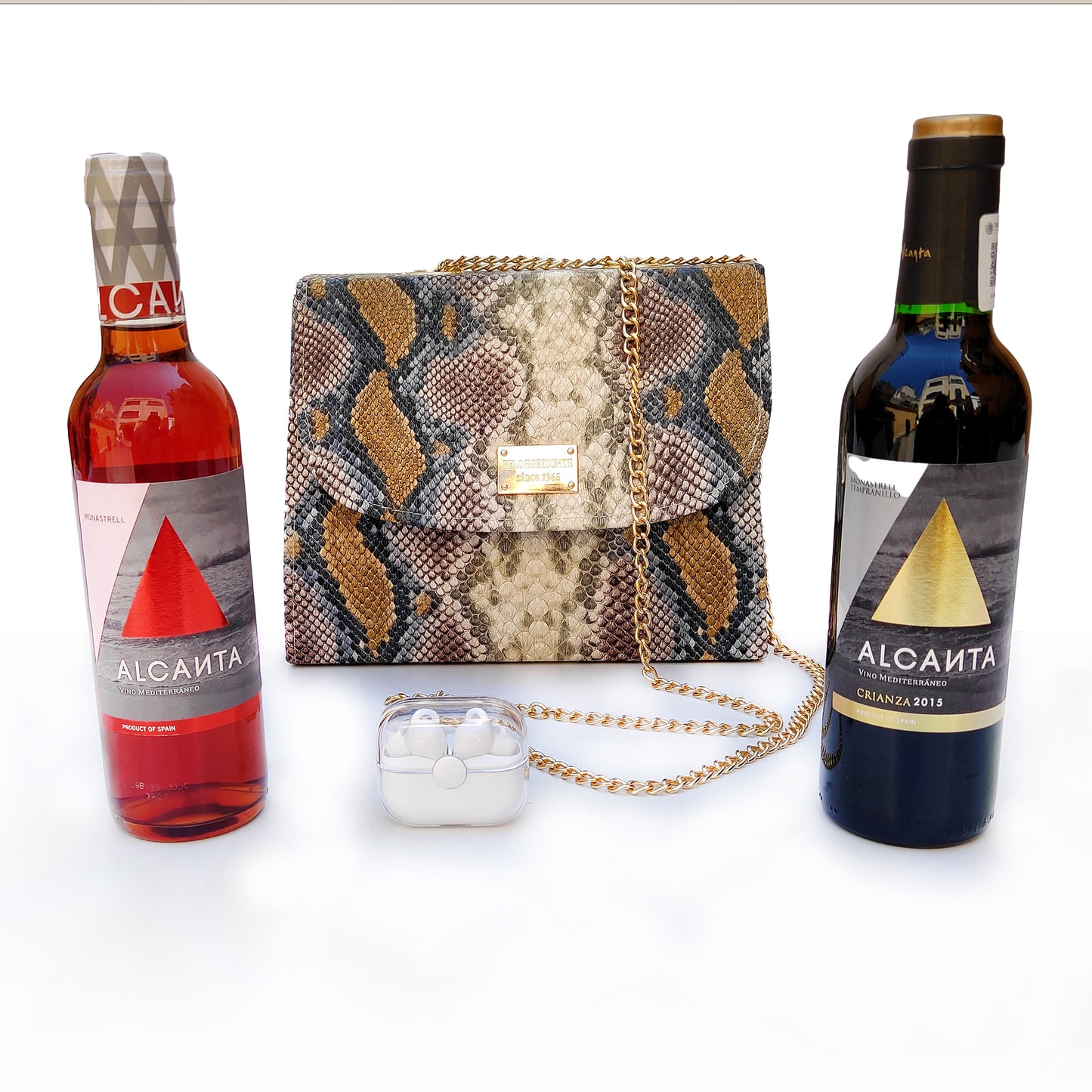 Set De Bolsa Con Vinos