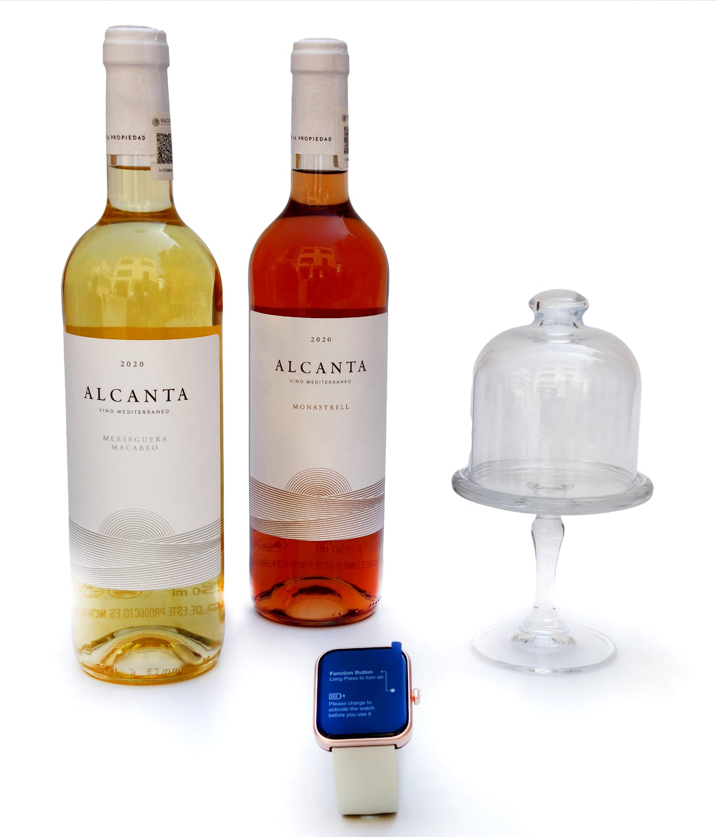 Regalo Empresarial Premium Con Vino y Reloj Smartwatch