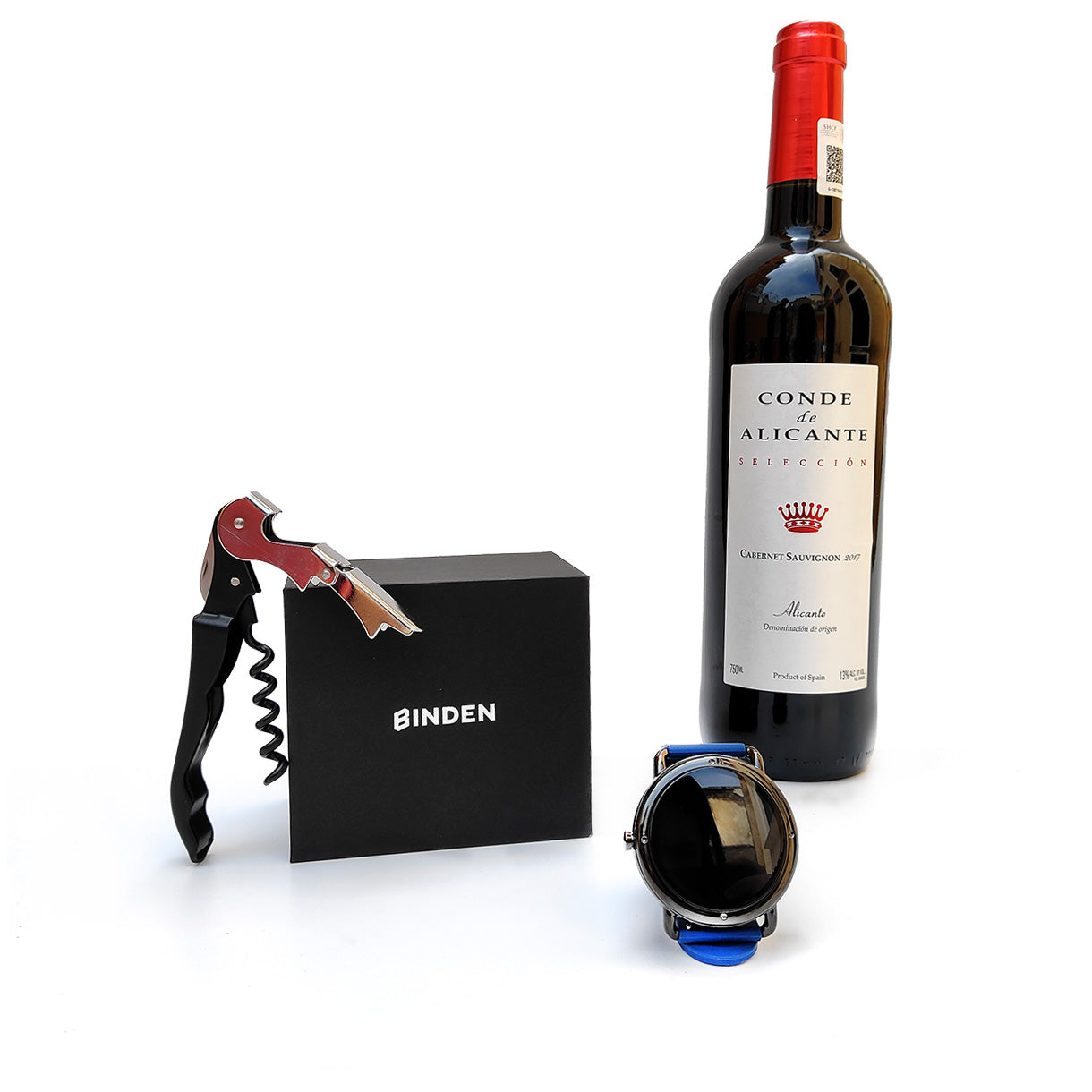 Regalo de Vino y Smarthwatch Para Hombre