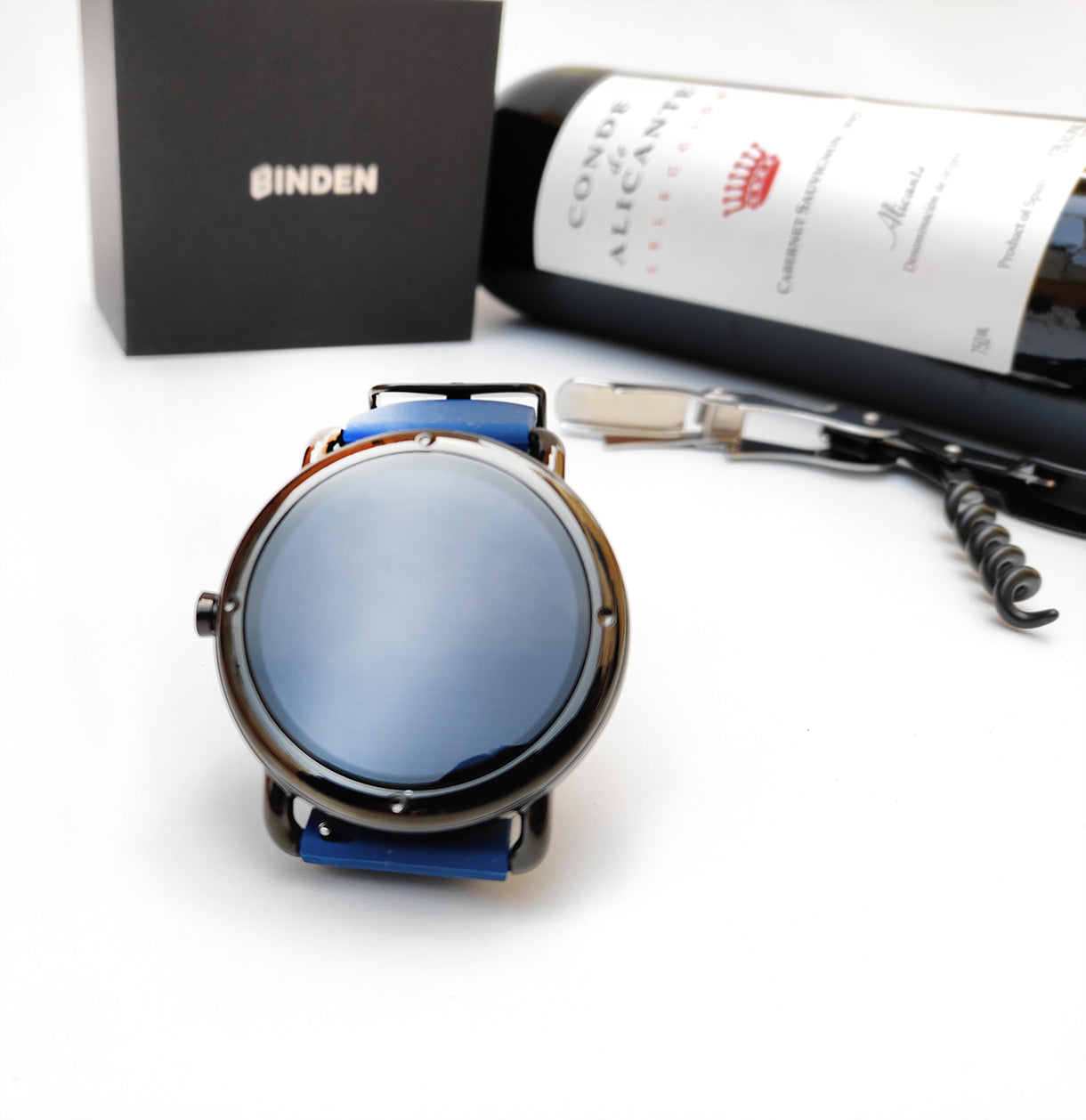 Regalo de Vino y Smarthwatch Para Hombre