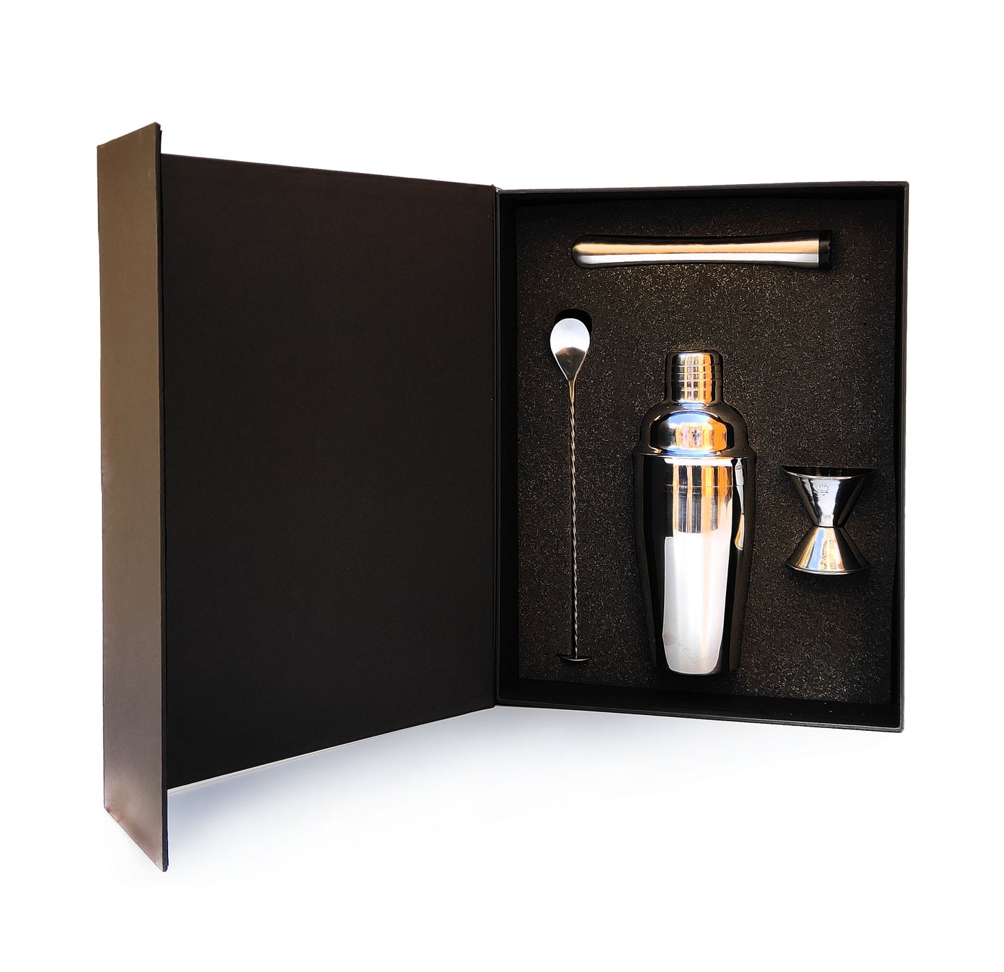 Kit de Coctelería Acero Inoxidable Bartender Premium