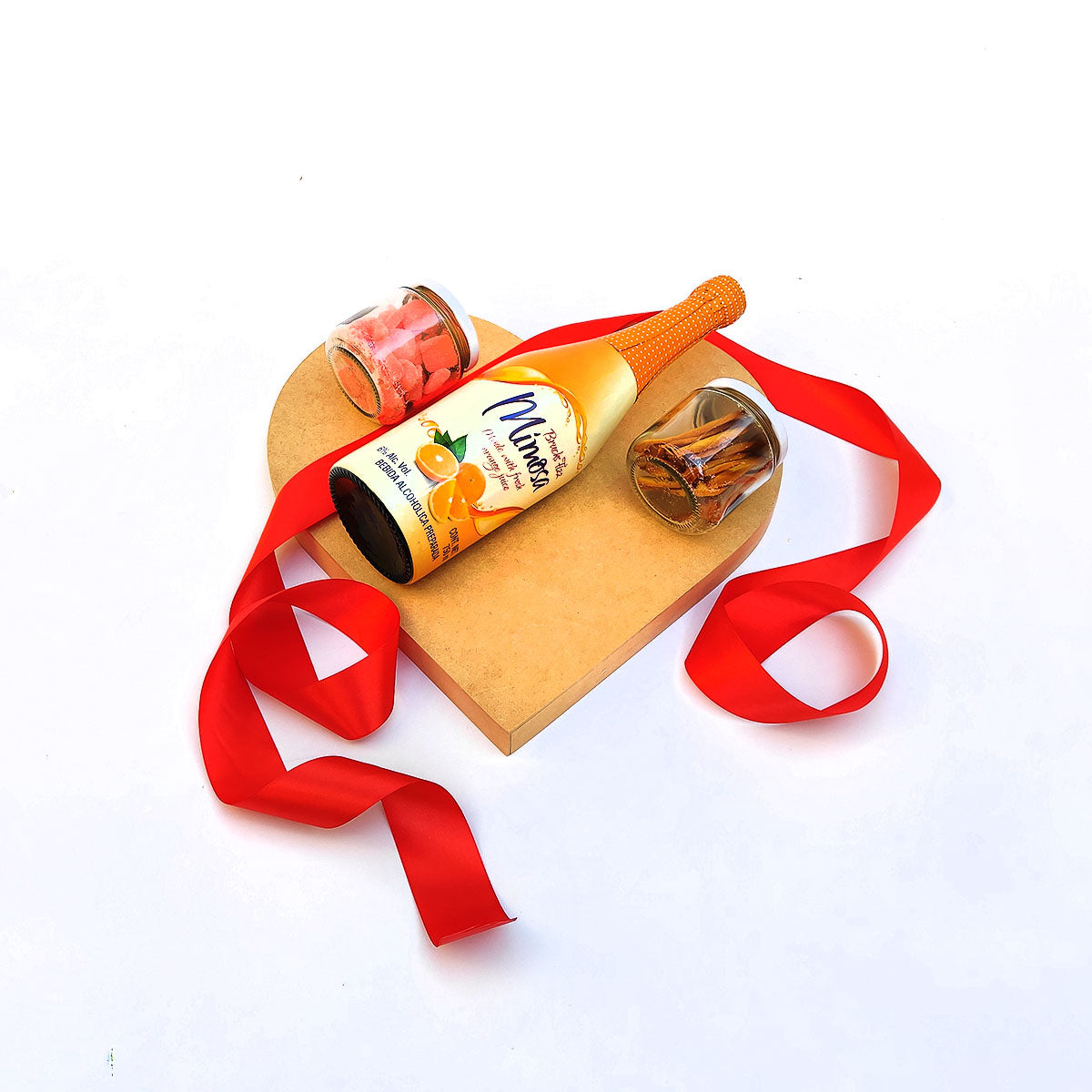 Caja Kit Mimosas, copas y snacks