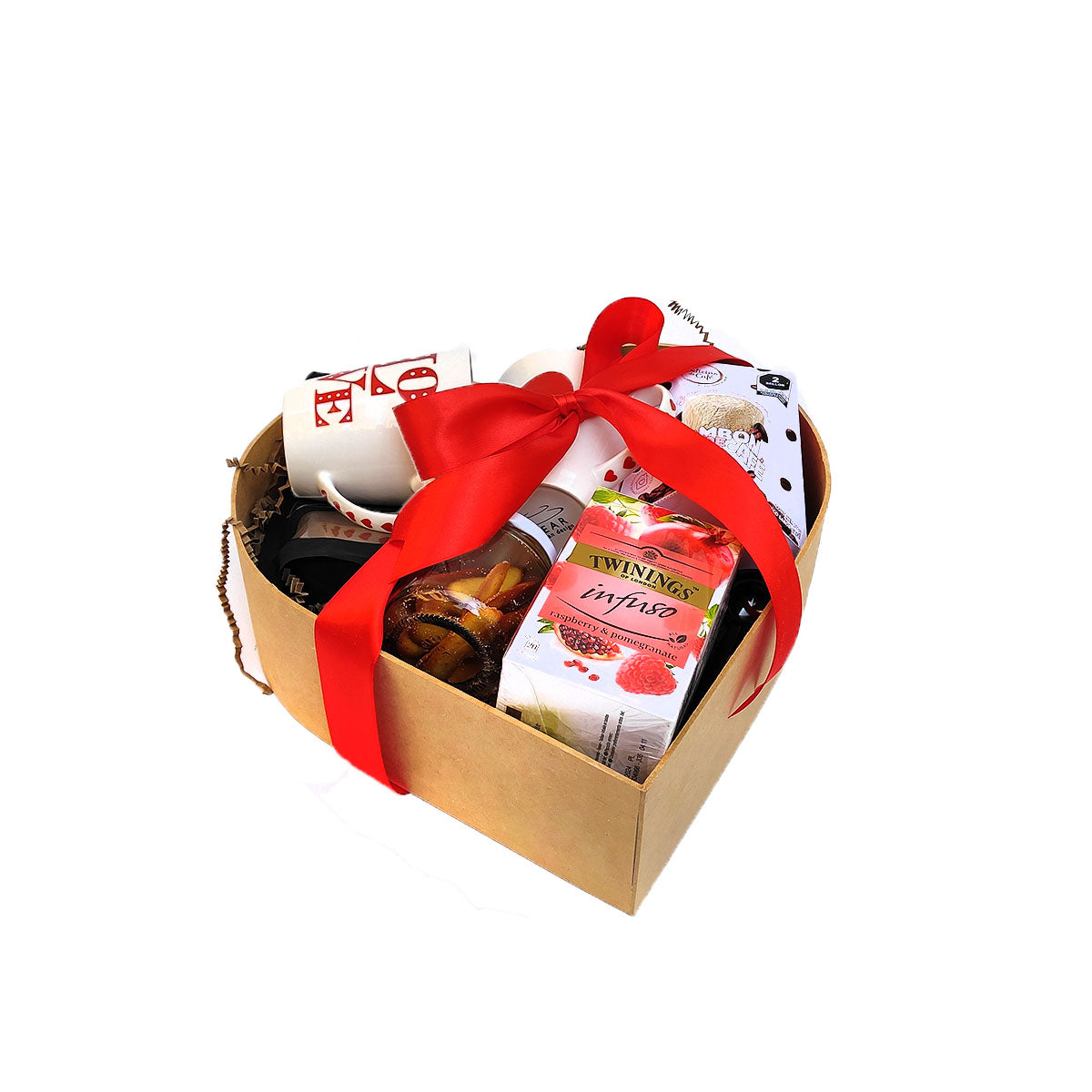 Regalo Con Caja De Madera Con Juego de Tazas & Café