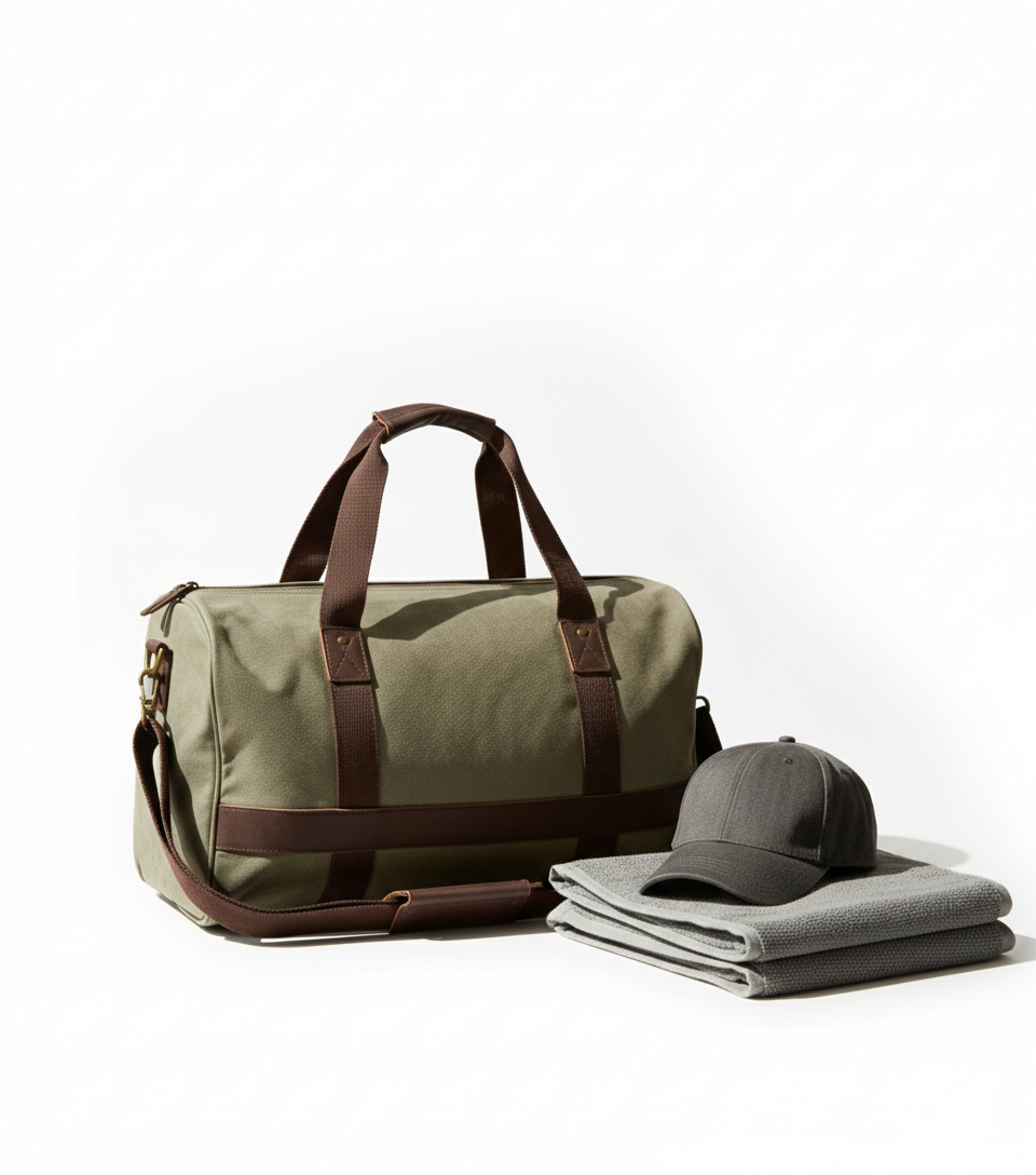 Set Aventura Voyager | Colección Weekender de Lona y Algodón