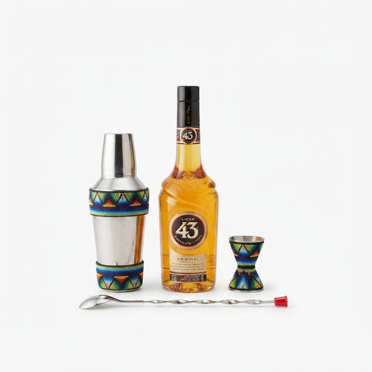 Kit Empresarial Licor 43 con Arte Huichol: El Regalo Corporativo de Lujo y Tradición