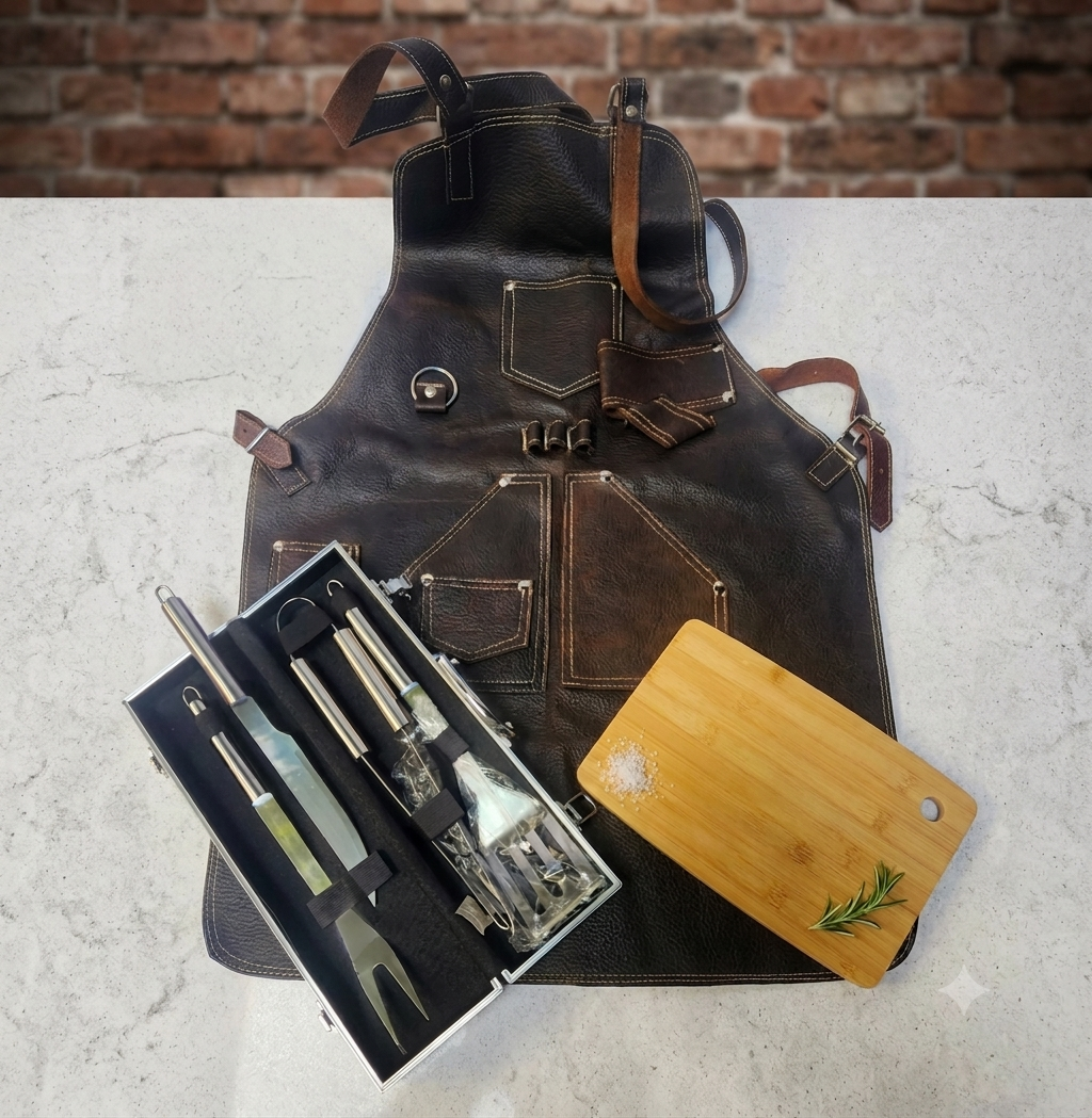 Set Parrillero de Lujo con Grabado Personalizado | Envíos Nacionales