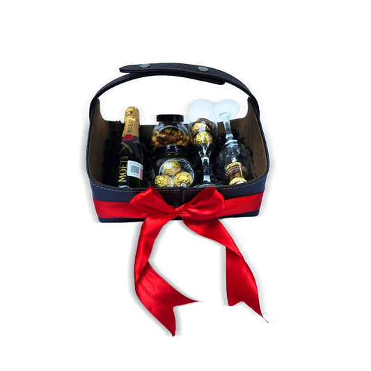 Set de Champagne con Copas Flauta y Botanas – El Regalo Perfecto para Celebrar