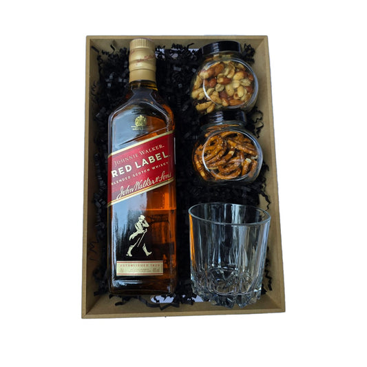 Canastas Navideñas Premium Con Red Label Y Complementos Elegantes