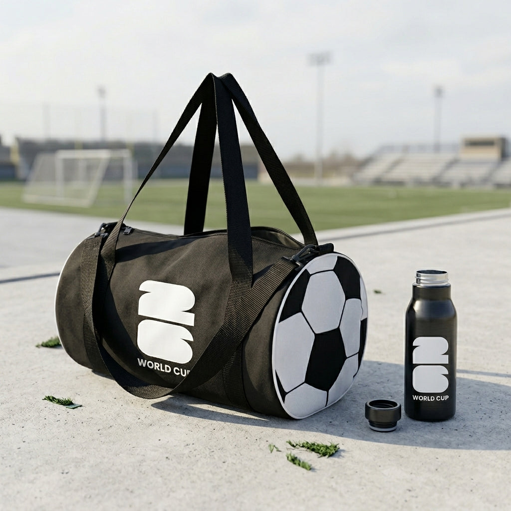 MALETA BALÓN + TERMO CILINDRICO 700 ML
