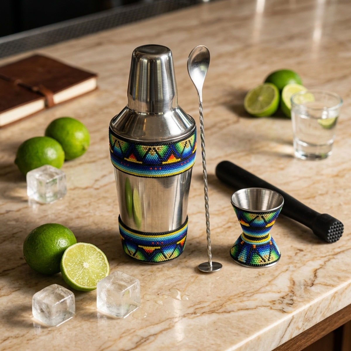 Regalo corporativo premium cocteleria Marakame
