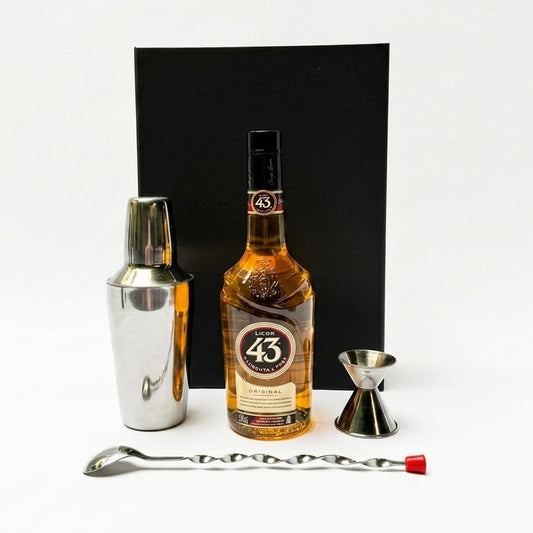 Regalo empresarial de lujo Licor 43 y accesorios para cocteleria