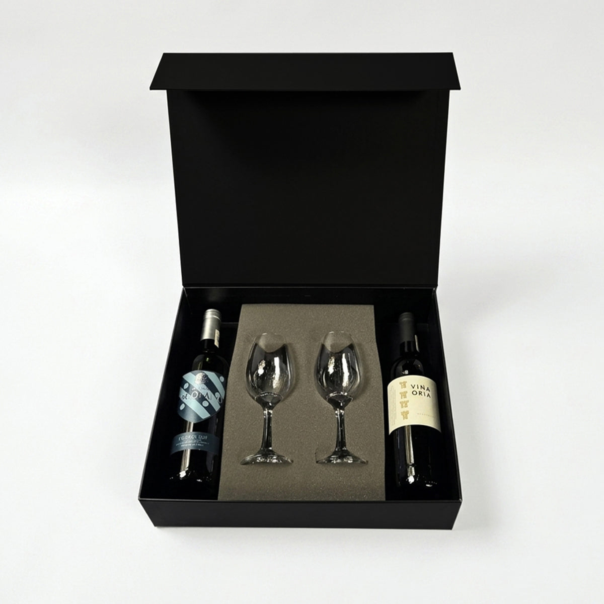 Regalo empresarial de lujo Don Diego Escolano Crianza 2017 y Viña Oria Garnacha