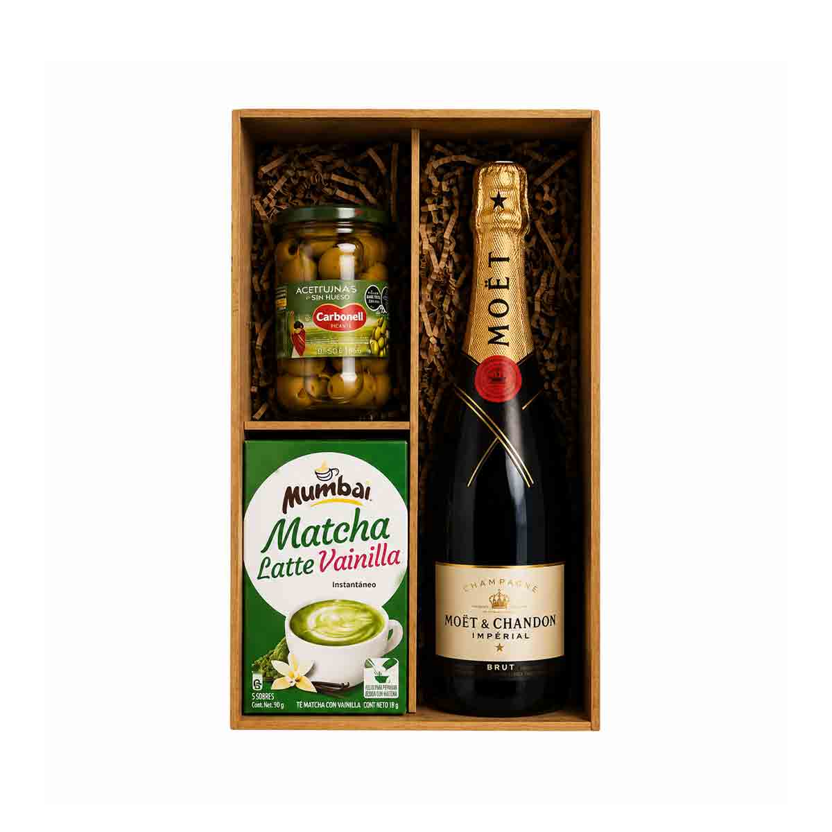 Canasta corporativo Moët & Chandon/ complementos premium