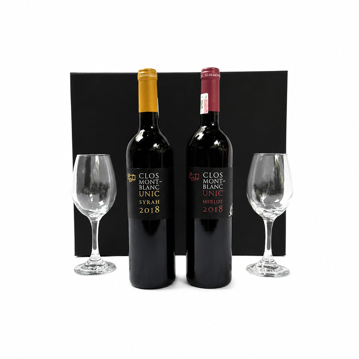 Regalo Empresarial Exclusivo: Kit de Vinos Tintos con Copas Profesionales de Cata Premium