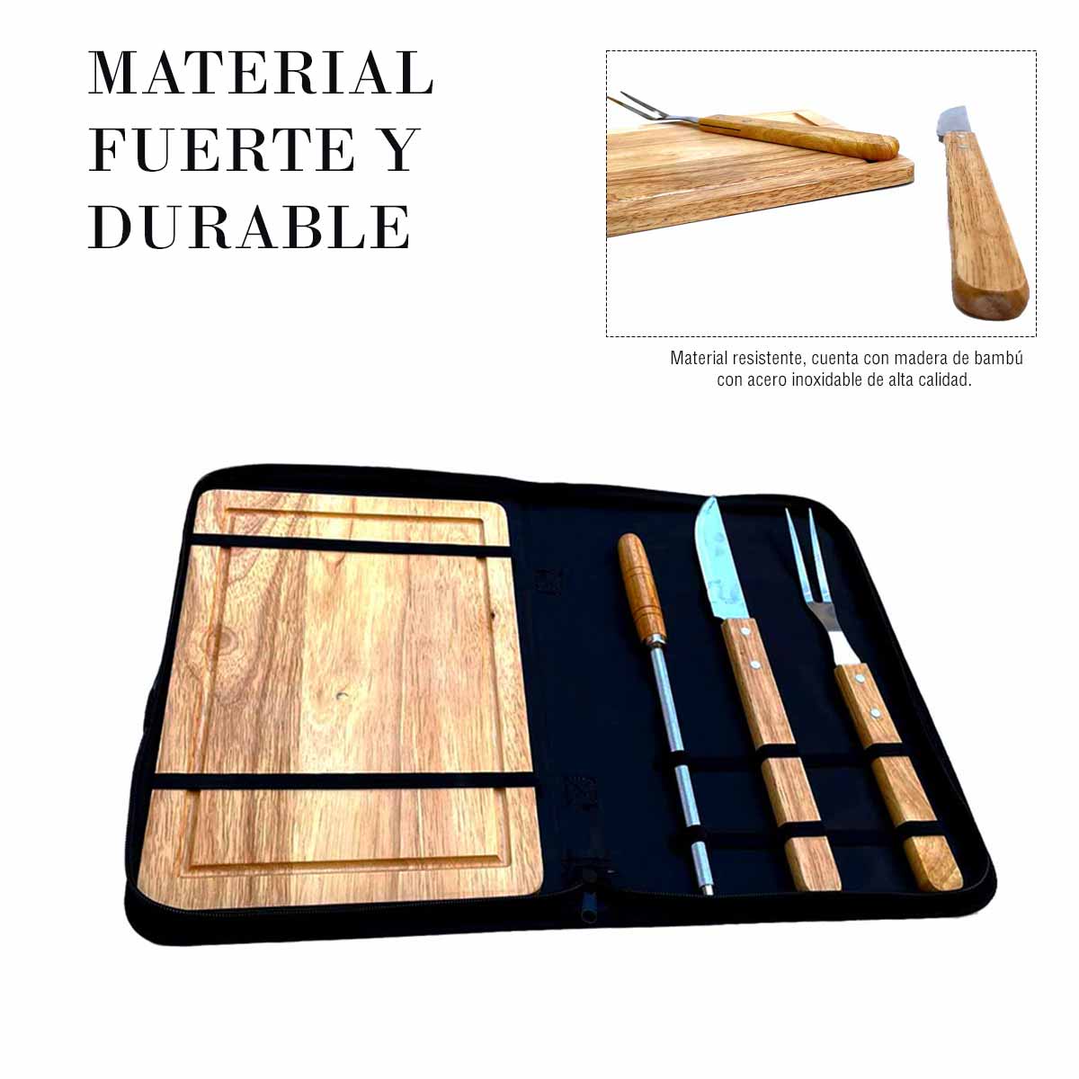 Kit maleta para asador