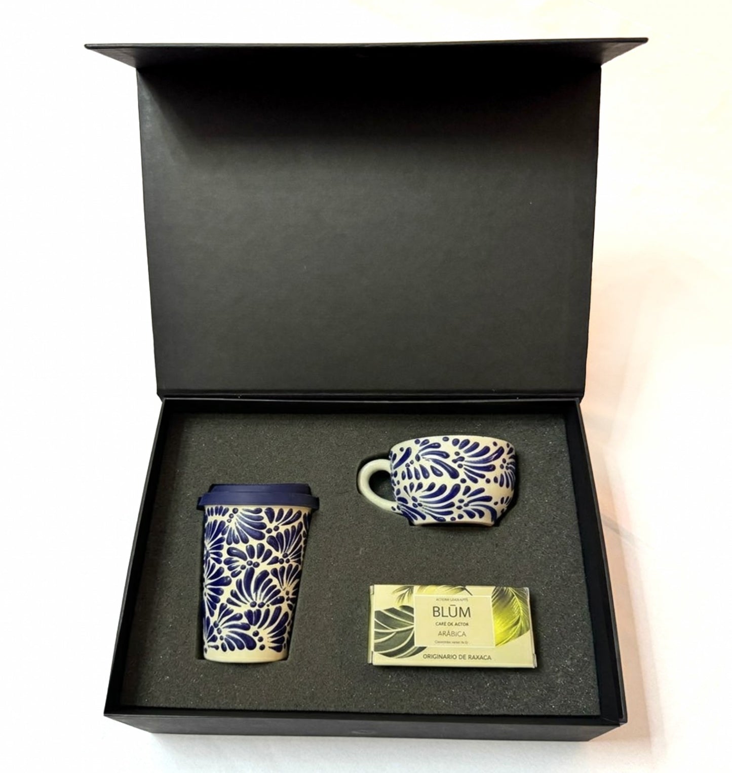 Regalo empresarial premium talavera y café