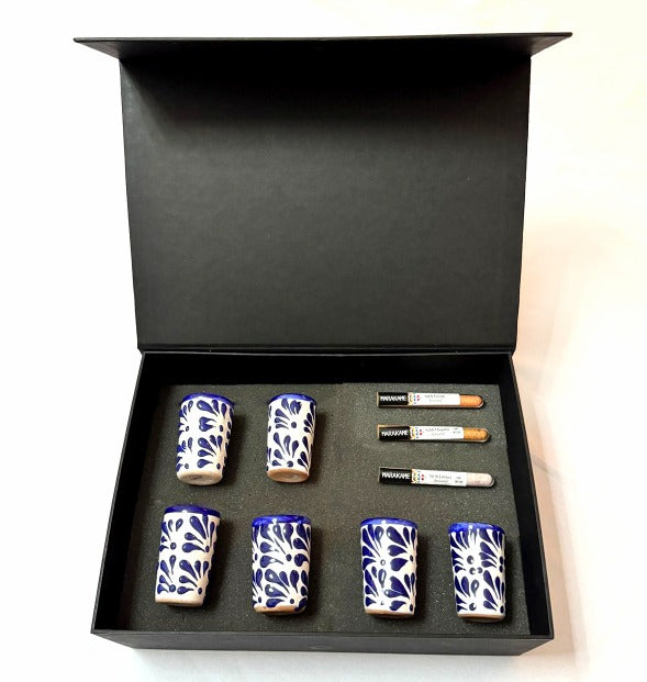 Regalo empresarial premium talavera tequileros y sal