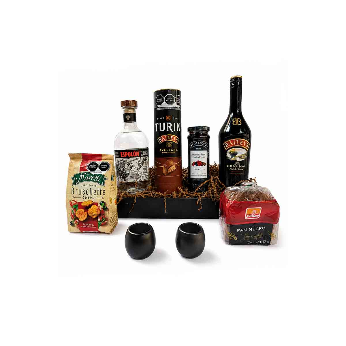 Canasta de Regalo Ejecutiva Baileys y Espolón: Sofisticación y Sabor Gourmet