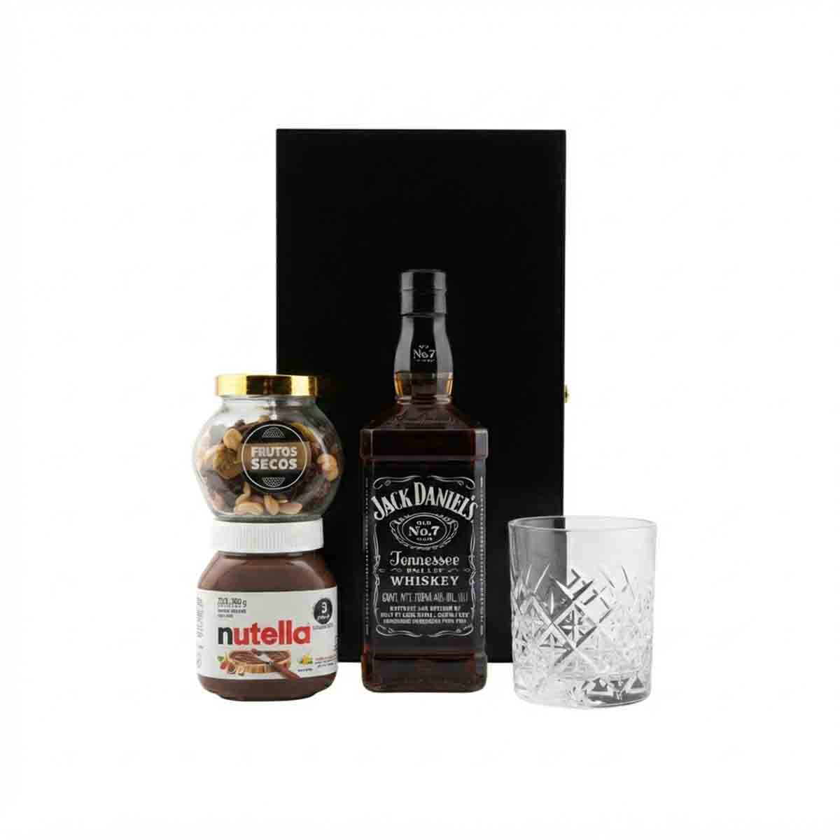Canasta de Lujo con Whisky y Delicias – Jack Daniel´s| Premium/ Exclusivo