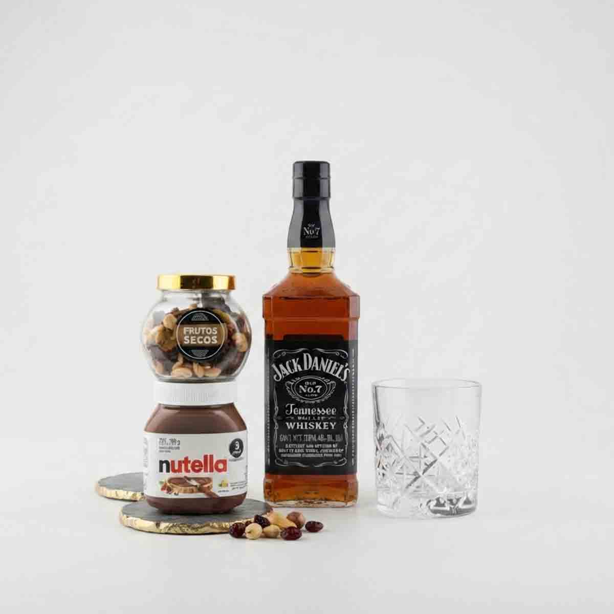 Canasta de Lujo con Whisky y Delicias – Jack Daniel´s| Premium/ Exclusivo