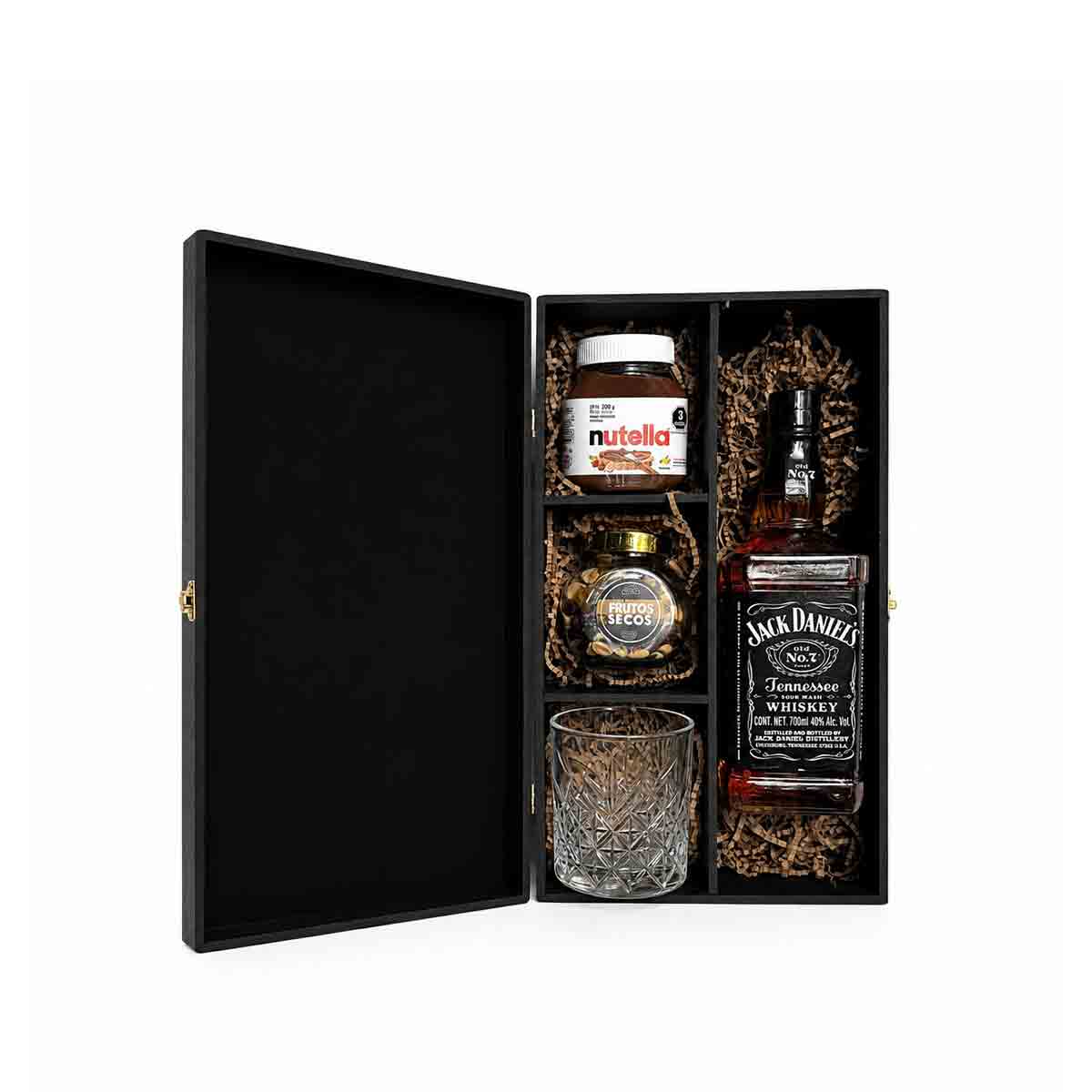 Canasta de Lujo con Whisky y Delicias – Jack Daniel´s| Premium/ Exclusivo