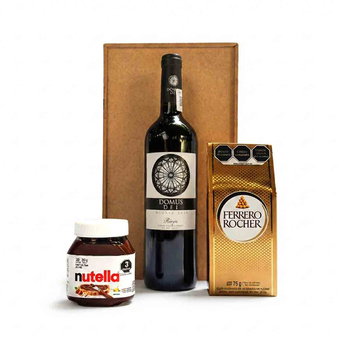 Canasta Corporativa con Vino y Complementos Exclusivos
