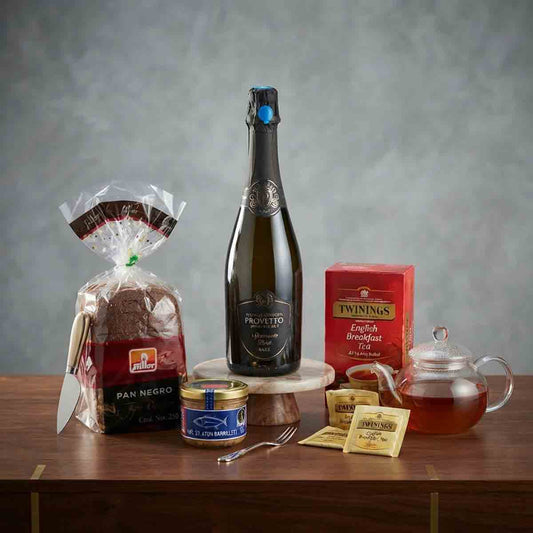 Canasta Con Vino provetto Espusomo Y Complementos Premium