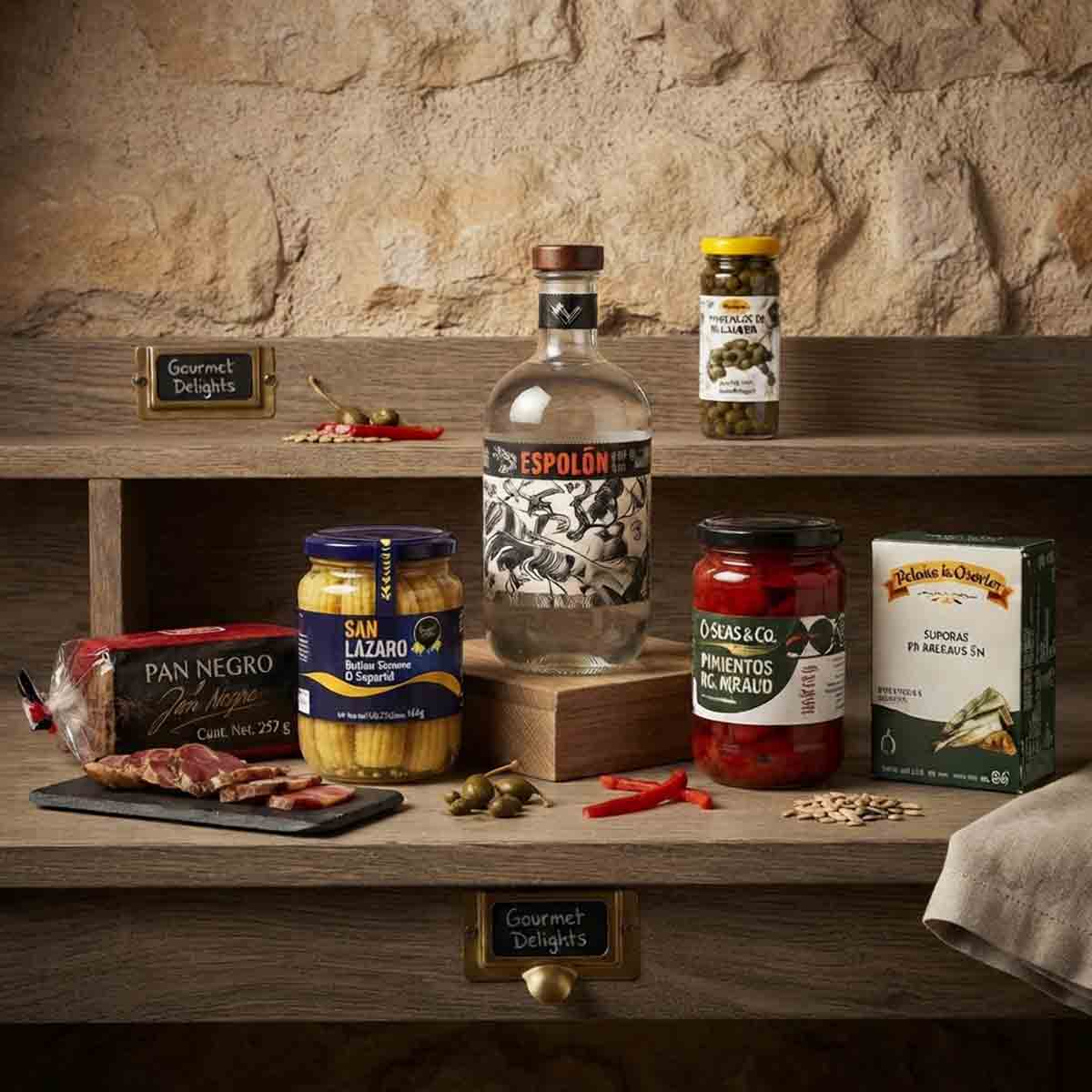 Canasta Gourmet "Casita Espolón": con complementos premium