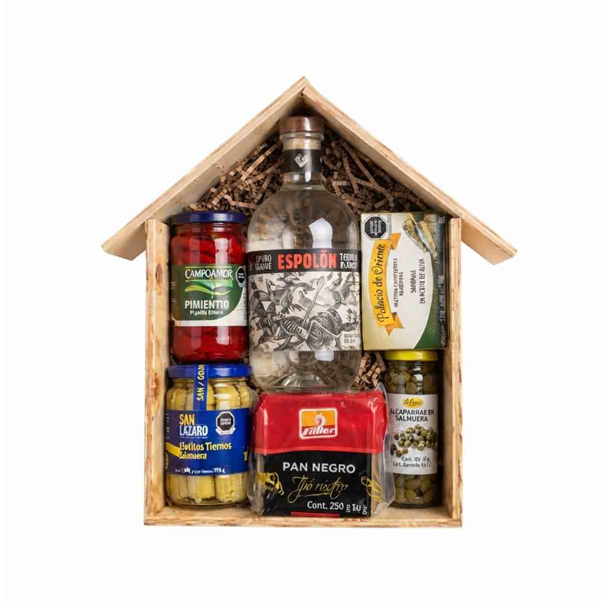 Canasta Gourmet "Casita Espolón": con complementos premium