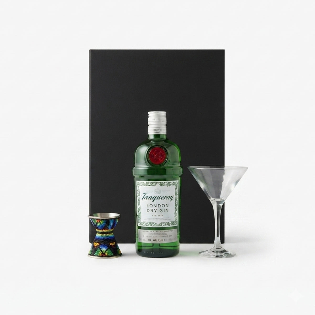 Kit Empresarial Gin Tanqueray con Arte Huichol: El Regalo Corporativo Más Exclusivo