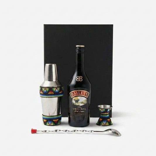Kit Empresarial Baileys con Arte Huichol: El Regalo Corporativo con Identidad y Lujo