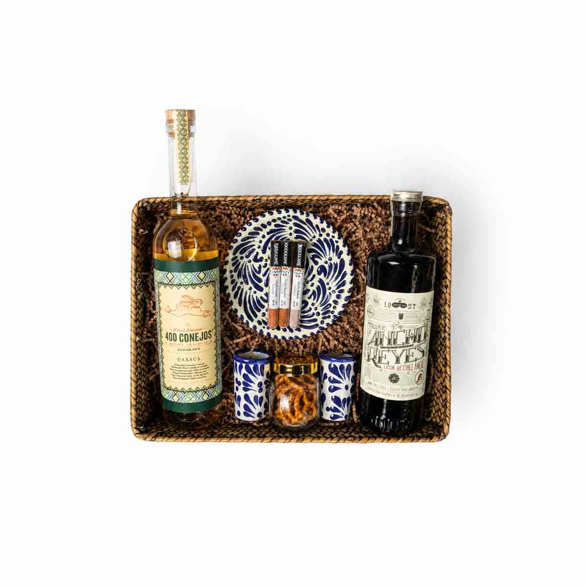 Canasta de Regalo Artesanal 400 Conejos y Ancho Reyes: Lujo y Tradición Mexicana