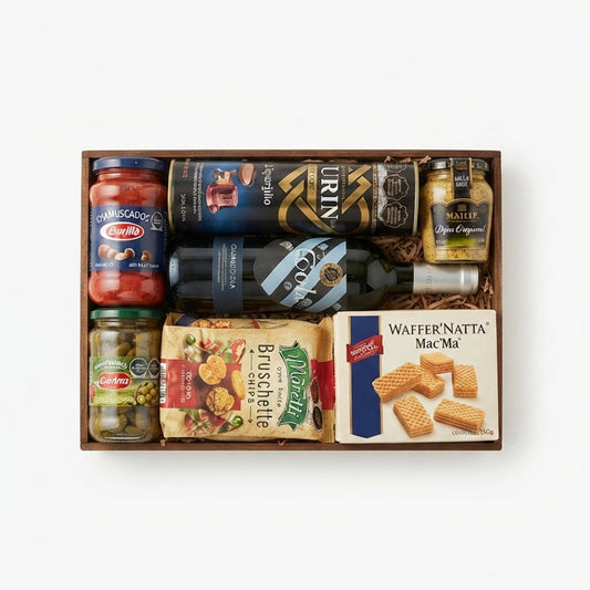 Arcón empresarial Vino, jamón serrano, turín, económicos