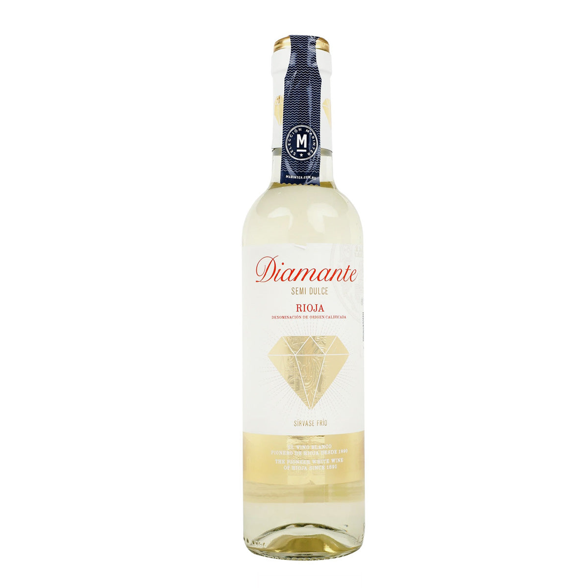 Vino Blanco semidulce Diamante 375 ML D.O. Rioja