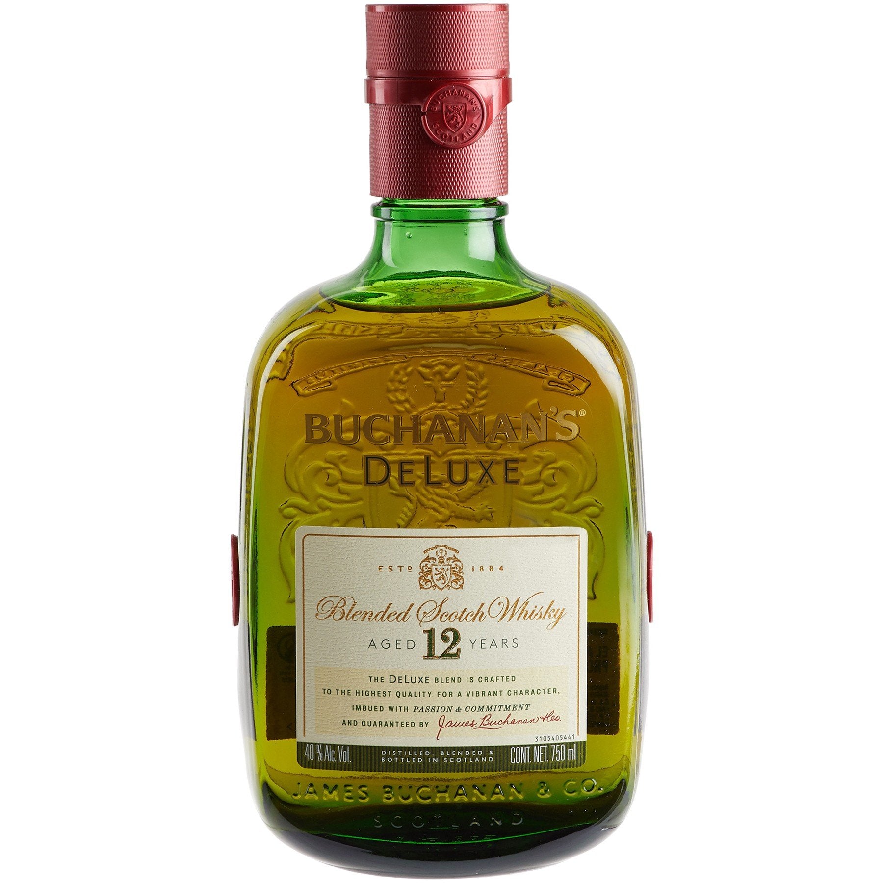 Botella de whisky Buchanan´s de 12 años