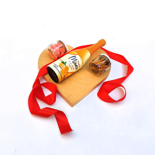 Caja Kit Mimosas, copas y snacks